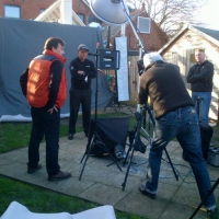 Darren Clarke at the Dunlop Collection photoshoot